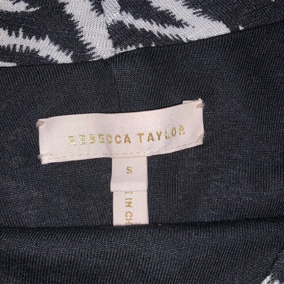 REBECCA Taylor Dress Size Small Sleeveless Zebra‎ Lily - Picture 3 of 8